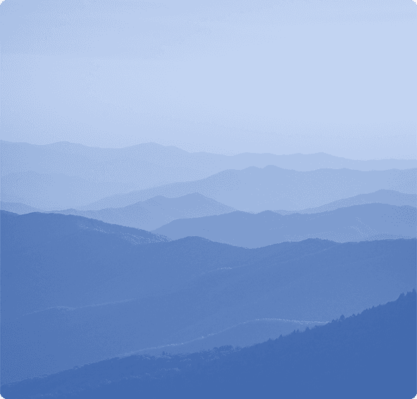 Bakgrunnsbilde med fjell og trær